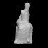 Unfinished female funerary statue image