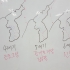 Drawing Korea map for white board image