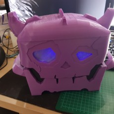 Picture of print of zelda breath of the wild skull chest