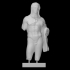 Statuette of Herakles image
