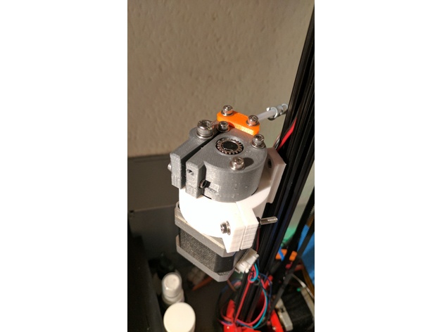 Extruder no push fit connection for NEMA-17 motor with integrated Planetary gearbox