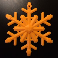 Picture of print of snowflake 02