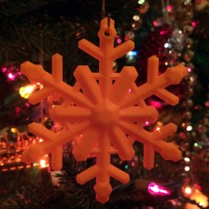Picture of print of snowflake 02