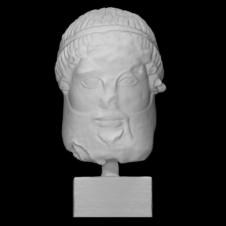 Head of mature Dionysus