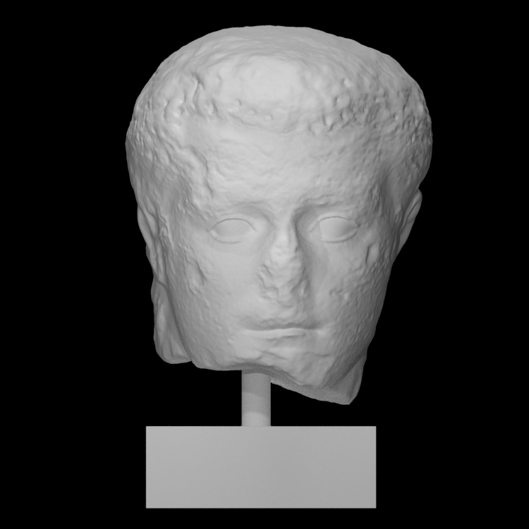 Portrait head of the emperor Caligula