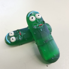 Picture of print of Pickle Rick USB