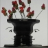 Optical Illusion Vase. Rubin's Vase. Negative space image. image