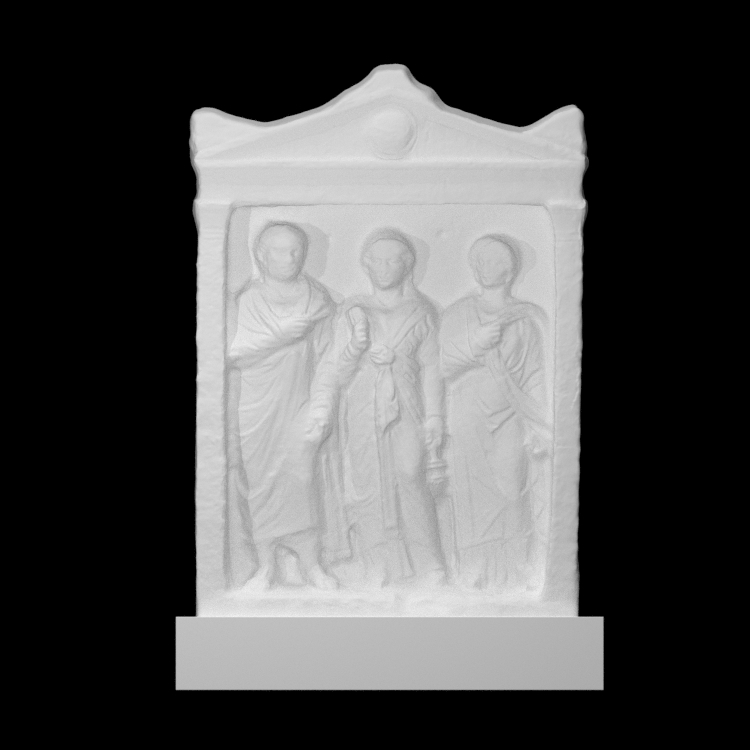 Grave stele in the form of a naiskos