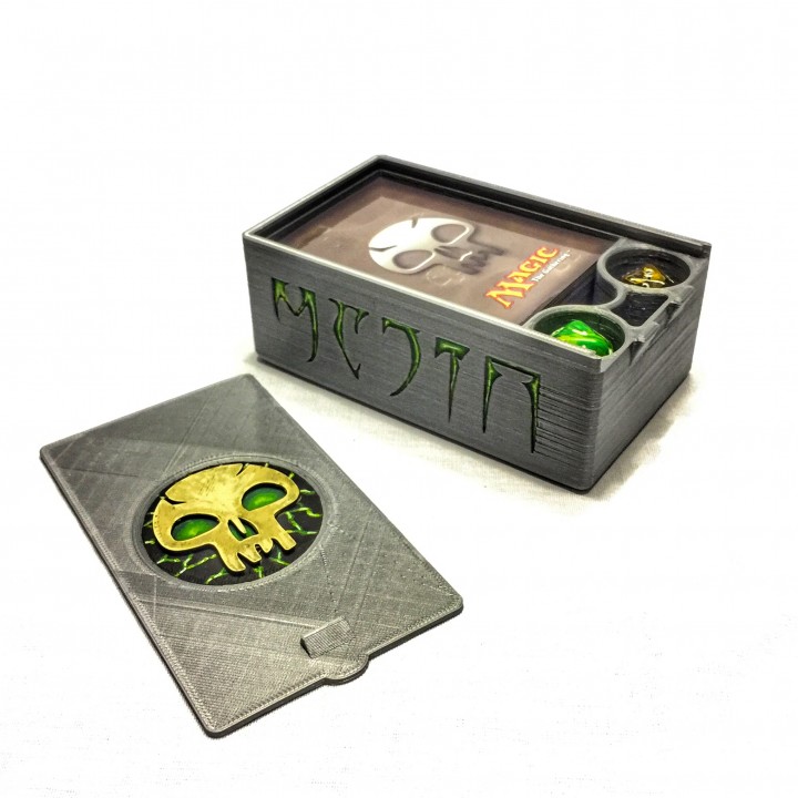 D&D dice box Leather Mtg deck box Mtg deck box commander,Mtg card box Mtg custom deck box,personalized Mtg box Mtg storage box