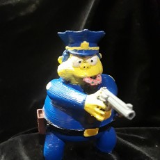 Picture of print of Chief Wiggum 3D