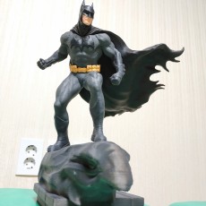 Picture of print of Batman  on a roof