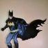 Batman  on a roof print image