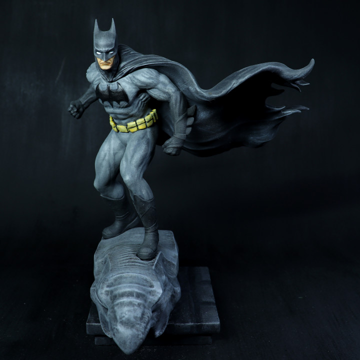 3D Print of Batman on a roof by zymetheuy