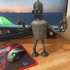 Picture of print of Bender Futurama