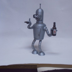 Picture of print of Bender Futurama