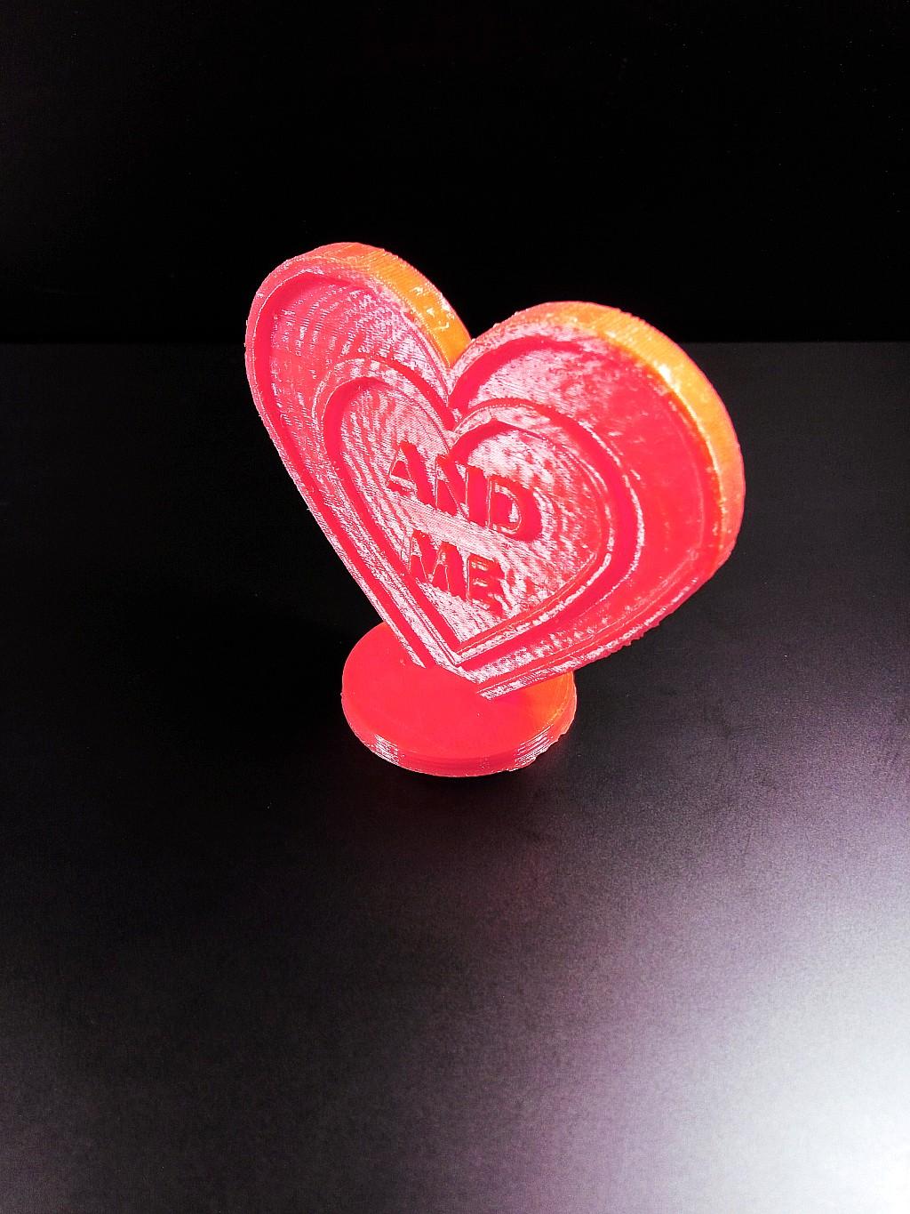 heart simple gift to print