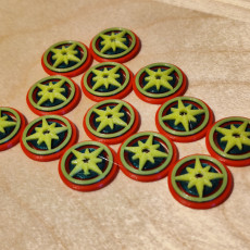 Picture of print of Scythe Encounter Tokens