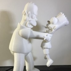 Picture of print of Homer and Bart 3D This print has been uploaded by cinzia sandroni