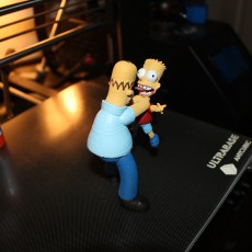 Picture of print of Homer and Bart 3D This print has been uploaded by William J Hatten