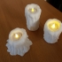 Melting Candle Tea Light Candle Holders print image