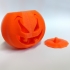 Halloween Pumpkin with tea light holder. image
