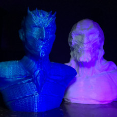 Picture of print of white walker GOT bust
