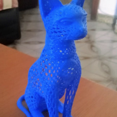 Picture of print of Cat design Voronoi This print has been uploaded by Emilio Sanjuán Pérez