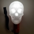 Skull mini flashlight topper image