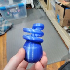 Picture of print of Coiled Klein Bottle