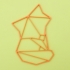 Customizable Origami Cute Fox image