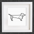 Customizable Origami Sausage Dog / Dachshund image