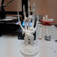 Picture of print of Skeletal Hand stand This print has been uploaded by Fabio