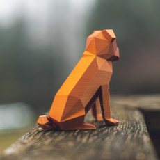 Picture of print of Low-poly Pug