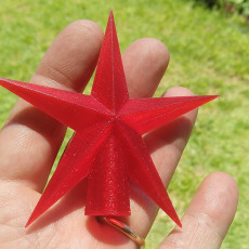 Picture of print of CHRISTMAS STAR TREE TOPPER