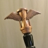 Winged Hourglass Cane Topper - Tempus Fugit image