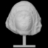 Head of a woman from the tombstone image