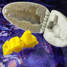 Picture of print of Surprise Egg #3 - Tiny Wheel Loader Toy This print has been uploaded by May Shue