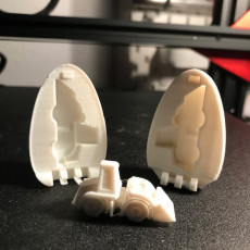 Picture of print of Surprise Egg #3 - Tiny Wheel Loader Toy This print has been uploaded by DFH