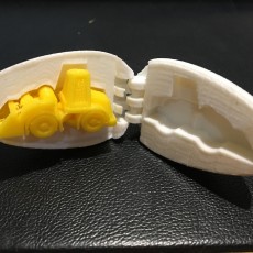 Picture of print of Surprise Egg #3 - Tiny Wheel Loader Toy This print has been uploaded by Tony