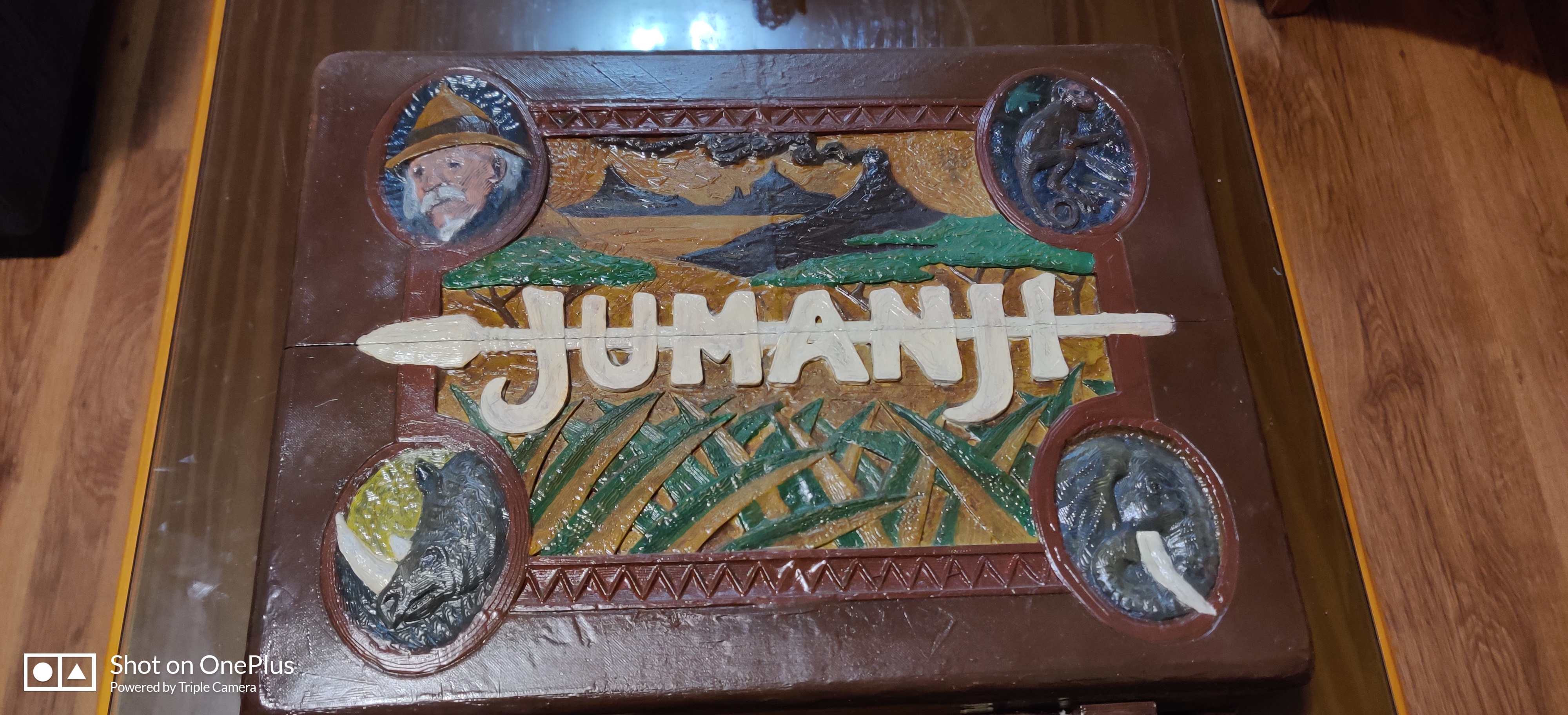 3D Printable Jumanji Game Board by Tanya Wiesner
