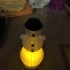 Snowman for electric tea light image