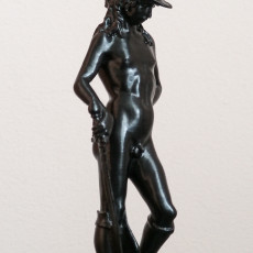 Picture of print of Donatello's David With the Head of Goliath