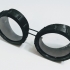 Simple Goggles With Screw on Lens Caps image