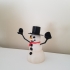 Snowman Phone Holder image