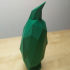 Low Poly Penguin print image