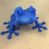 Low Poly Frog print image