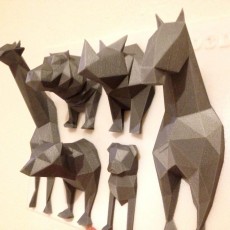 Picture of print of Low Poly Bear