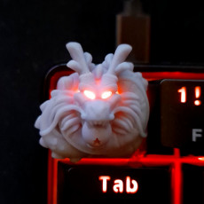 Picture of print of DBZ Shenron Mechanical keyboard Cherry Keycap This print has been uploaded by Bigpoppa Smoke