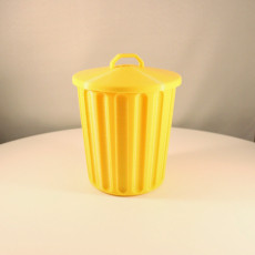 Picture of print of Desktop Trash Can with Lid