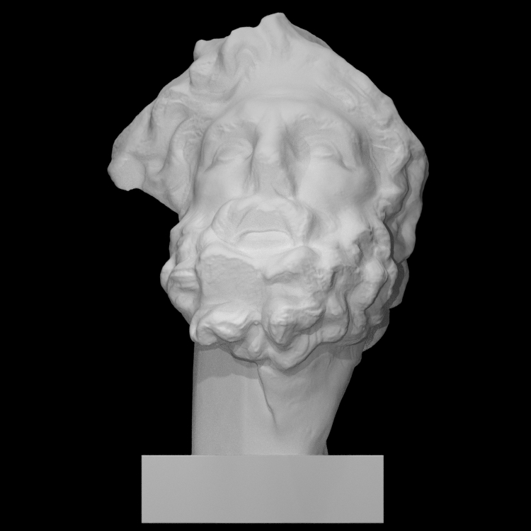 Head of a giant, Pergamon altar